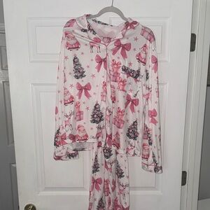 Festive Pink and White Women’s Pajamas
2 available